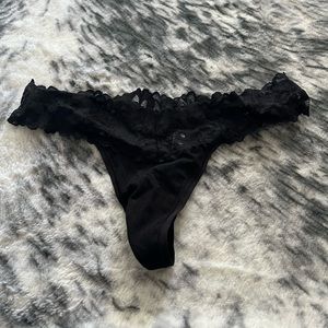 Black g string thong Victorias Secret panty